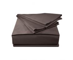 Vera-Tex veratex Supreme Baumwollsatin Fadenzahl 800 Solid Tabelle Set Farbe: Espresso, Größe: Full, Full, Espresso