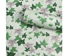 HOYOYO 43,2 x 19,8 cm Selbstklebende Regaleinlage, feuchtigkeitsdicht, für Kommode, Schublade, Papierregal, Schimmelresistent, Antifouling Kontaktpapier, Efeublatt