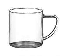 Tescoma Glas Tasse mit Untersetzer 0,35 l, 2 PCS Teo, Sortiert