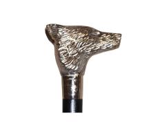 M S L Acryl Kerze Hurricane Lampe 53 cm, Metall/Glas, silber