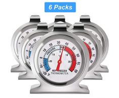 Gejoy Kühlschrank Gefrierschrank Thermometer Klassisch Serie Groß Wählen Thermometer Temperatur Thermometer für Kühlschrank Gefrierschrank Kühler (6)