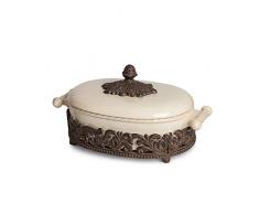 GG 90781 Auflaufform Acanthus Other Decor, 36,8 x 26,7 x 18,4 cm, cremefarben