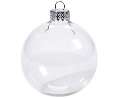Darice Glaskugeln durchsichtig 70 mm (Pack of 12)