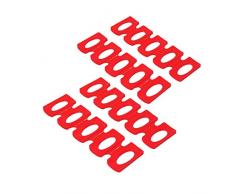 LONG TAO Weinregal aus Silikon, faltbar, für Bierdosen, platzsparend, 4 Stück