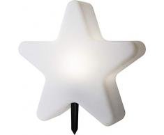 Star Gardenlight Gartenleuchte, Kunststoff, Weiß, 50x46cm