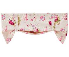 Ellis Vorhang Sanctuary Rose gefüttert Querbehang, leinen, 50 x 21 Tie-Up