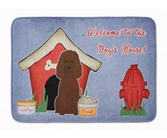 Carolines Treasures Fußmatte für Hundehaus, Irish Water Spaniel, 48,3 x 68,6 cm, Mehrfarbig