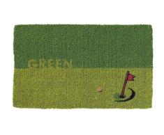 Shoe MAX YH 101033 Kokos Fussmatte mit Rutschfester Latexunterseite ca. 74 x 44 cm Green