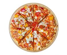 Broshan Runde Decke, Handtuch, kreative realistische Pizza-Decke / Überwurf, Picknick, bunte Fleece-Decke warm und gemütlich für alle Jahreszeiten, flauschige Flanelldecke, Stoff für Sofa, Bett. XLarge( 60Dia) Bild 7