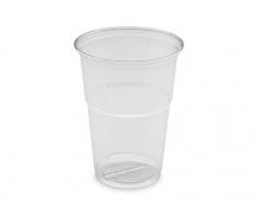 GUILLIN gm400cc Karton Becher Shaker Fassungsvermögen 30/45cl, Kunststoff, transparent, 9,5 x 9,5 x 12,6 cm