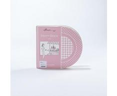 Baci Partybooks Dessertteller Set 6 Stück, Cardboard, pink, 1.12 x 1.12 x 1.12 cm