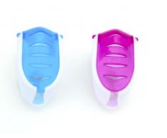 Evriholder Flip-it Halterung für Zahnbürste, 2 Stück, Verschiedene Farben Pack 1 Blau/Rosa