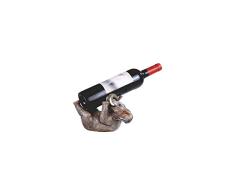 GSC 65035 Weinhalter Elefant, 21 cm, Braun