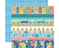 ECHO PARK PAPER COMPANY DIS210008 Tauchen Sie in SUM PAP30,48 cm Bordüre STR, Bordürenstreifen, Einheitsgröße