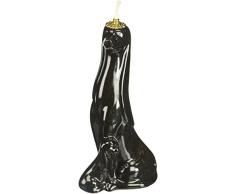 ATD® 60303 20,3 cm schwarz glatt Debonair Dog & Puppy Öl Lampe