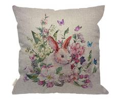 HGOD DESIGNS Kissenbezug aus Baumwollleinen, quadratisch, Standard-Kissenbezug für Herren und Damen, Dekoration, Sofa, Sessel, Schlafzimmer, Wohnzimmer, 45,7 x 45,7 cm 18X18 inch Color A08