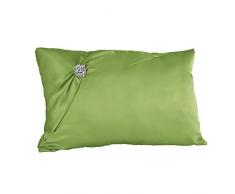 Ivy Lane Design Chantilly Kniekissen mit Spitze, elfenbeinfarben Garbo Lime