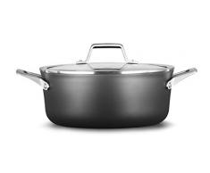 Calphalon 2029619 Premier Hard-Anodized Nonstick 5-Quart Dutch Oven with Cover, Black