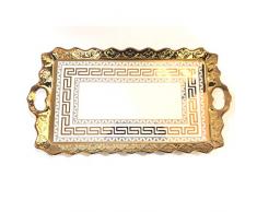 Havitar Kaffeetassen-Set, komplettes Set, chinesisches Knochenporzellan, Keramiktasse und Teetablett, Teeset, Teetasse und Wassertasse Stripe Tray