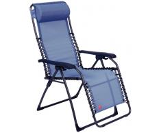 fiam 129TX ANBL Gartenstuhl, Stahl, 66,5 x 155 x 82 cm, Blau