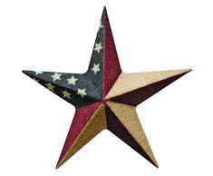CWI Tapetenbordüre Geschenke 30,5 cm Jute Americana Star Wand Décor