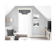 Soleil docre Ambroise Scheibengardine, Baumwolle, Weiß, 70 x 200 cm