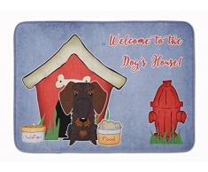 Carolines Treasures Fußmatte für Hundehaus, Draht, 48 x 68 cm, Schokoladenbraun