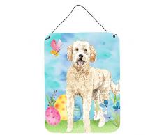 Carolines Treasures Ostereier Goldendoodle Türaufhänger, Wanddekoration, Mehrfarbig