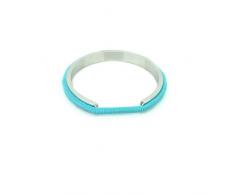 SHATCHI Silber Haar Krawatte Armband Gummi Band Halter Light Blau rubbler Band 18 cm