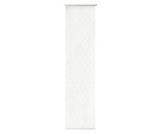 Deko Trends Schiebevorhang mit Alupaneelwagen und Beschwerungsstange, Polyester, rein-weiß, 245 x 60 cm
