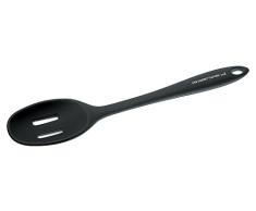 Rosenthal - Sambonet - Gießlöffel, Pastalöffel, Küchenhelfer - Silikon - Grau - gelocht - 29cm