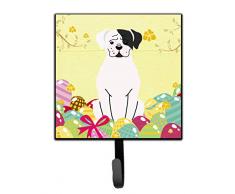 Carolines Treasures Wandhaken, Motiv Ostereier, Weiß, Größe S, Mehrfarbig