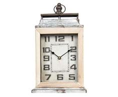 Clayre & Eef 6KL0539 Tischuhr Ca. 20 x 8 x 34 cm