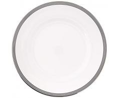 Kate Spade New York Parker Platzteller Flacher Teller schwarz / weiß