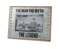 Pavillon The Man The Myth The Legend Bilderrahmen aus Holz und Metall, 10 x 15 cm