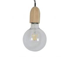 Zons Pendelleuchte + LED Leuchtmittel, grau, LOT DE 1