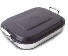 All-Clad E9019964 Lasagna Pfanne, Edelstahl, 38 cm, silberfarben