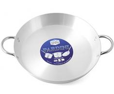 PARDINI Omnia Schmorpfanne mit 2 Griffen, Aluminium, Grau, 50 cm