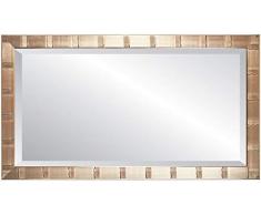 Alpine Mirror & Art Creekside Kleiderschrank, mit silberfarbenem Rahmen, 56 x 107 cm, 56 x 107 cm