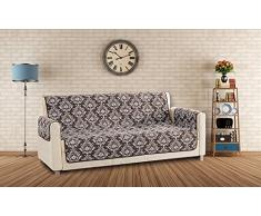 Quick Fit Aime Home Sofabezug, wendbar, wasserdicht, Mikrofaser, Braun, Loveseat Cover
