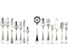 MEPRA 102328113 Hohlgriff Boheme Besteck Set 113, Silber