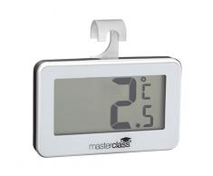 Kitchen Craft Kühlschrank-Thermometer Master Class digital-19 bis +50°C, Mischung aus Mehreren Materialien, Silber, 12 x 17 x 22 cm