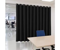 bluCOASTLINE Raumteiler 15ft Wide x 8ft Tall Schwarz
