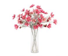 Artfen Künstliche Kalliopsis-Blumen, Kunstseide, Tisch, Küche, Haus, Garten, Party, Hochzeit, Dekoration, ca. 61 cm hoch, 6 Stück Classic Pink