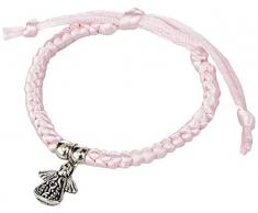 Mopec Armband Rosa mit Engel verziert in Schatulle, Einheitsgröße, 2 Stück