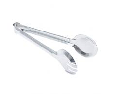Vonty 24 cm Essens-Servierzange Edelstahl Kochzange für Brot, Salat, Spaghetti, Buffet, Grill