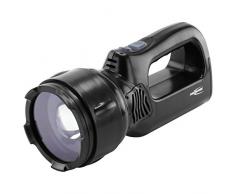 ANSMANN Arbeitsleuchte LED HSL 1 mit 3 W inkl Li-Ion Akku, Ladestation & Wechselstecker - Fokussierbare LED Handlampe ideal als Werkstattlampe Arbeitslampe Handleuchte Taschenlampe Werkstatt Jagd IP54