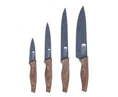 Bergner Nature Messerset, Edelstahl, grau, 30 x 30 x 30 cm