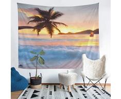 Home Furnishing Strandblick-Serie Wandteppich Wandteppich Sandstrand Picknick Decke Camping Zelt Gobelin 60x51 inch 17