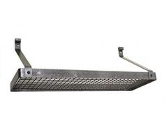 Enclume Gourmet tiefes Bücherregal, 76,2 cm, gehämmert, Stahl